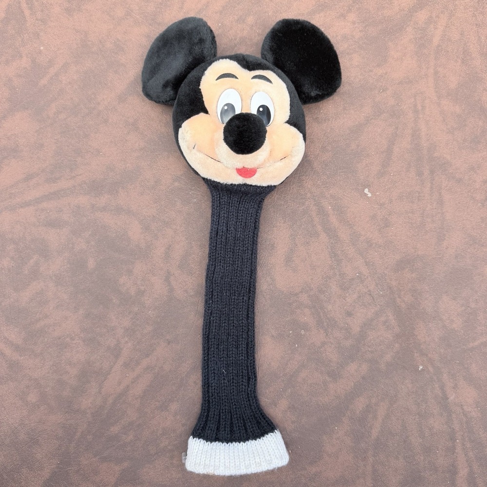 VTG Mickey Mouse Plush Golf Club Cover Disneyland Walt Disney World